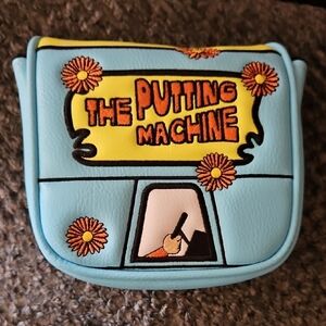 Colorful 'The Putting Machine' Pouch